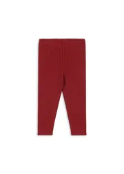 Konges Sløjd Minnie broek red dahlia biokatoen