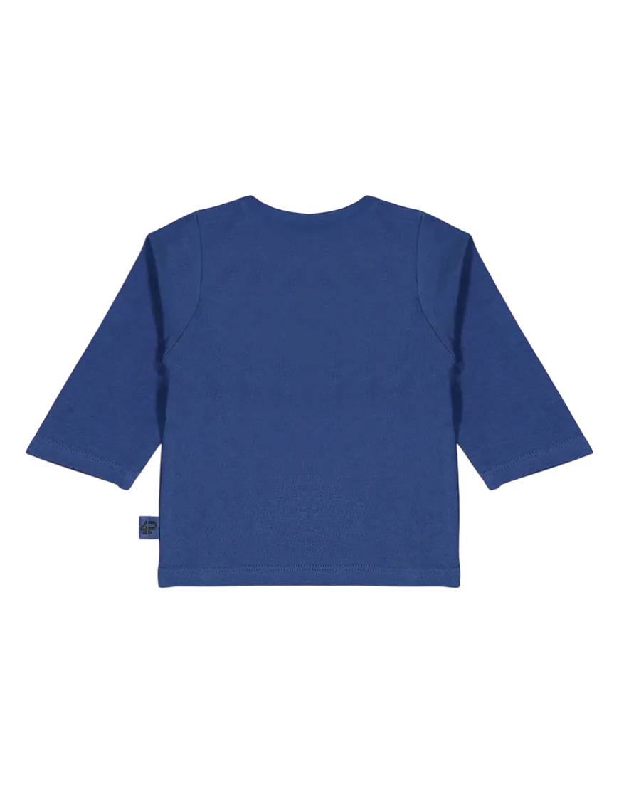4PRESIDENT Quinn longsleeve navy katoen