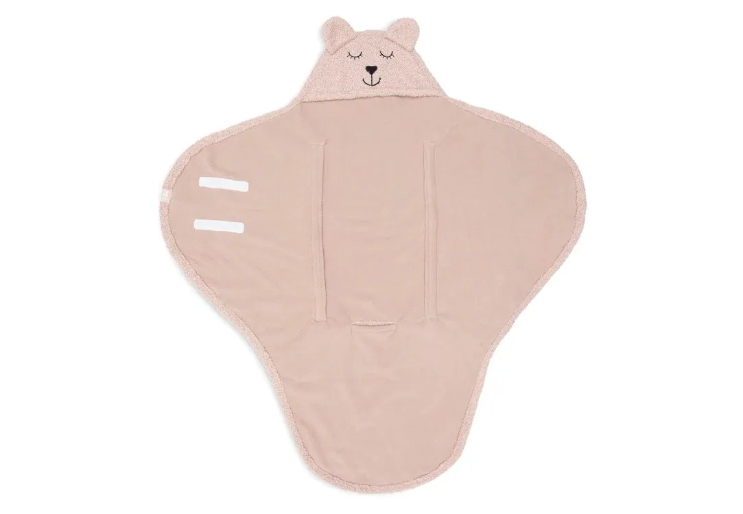 Soda Fashion Bear Boucle Wild Rose wikkeldeken