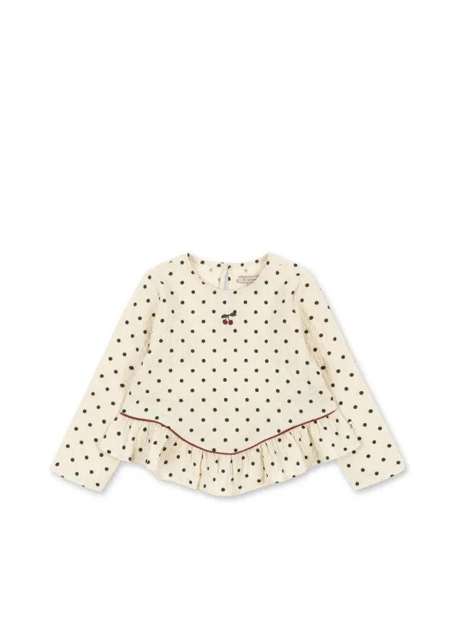 Konges Sløjd Elin Blouse dot avena seersucker