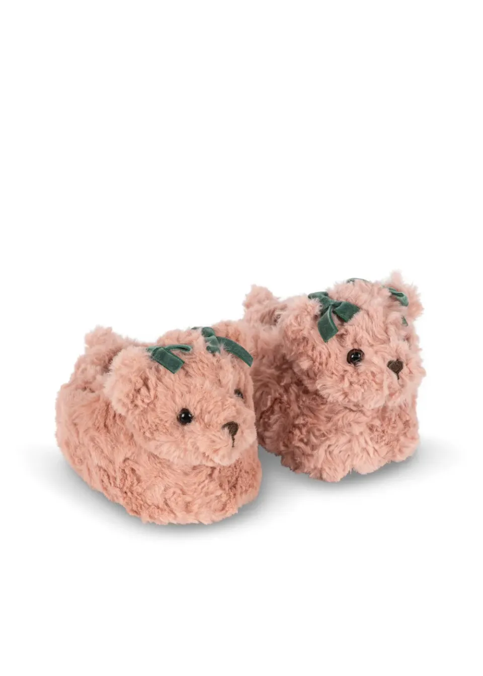 Konges Sløjd Teddy slofjes dusty pink pluche