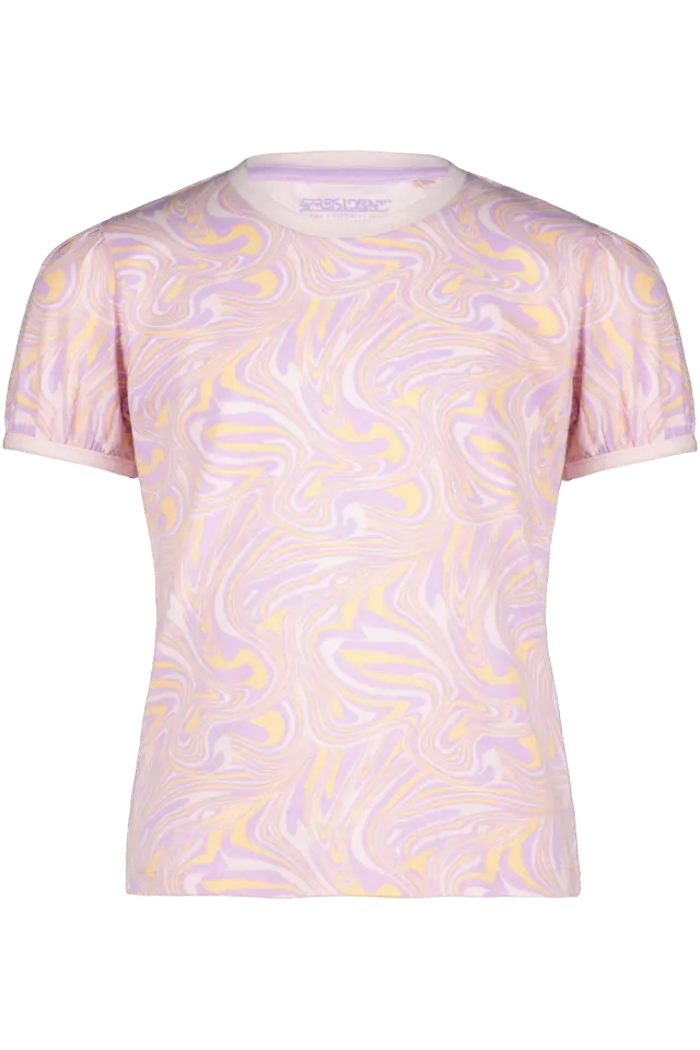 4President Gwen t-shirt icy pink bloemenprint