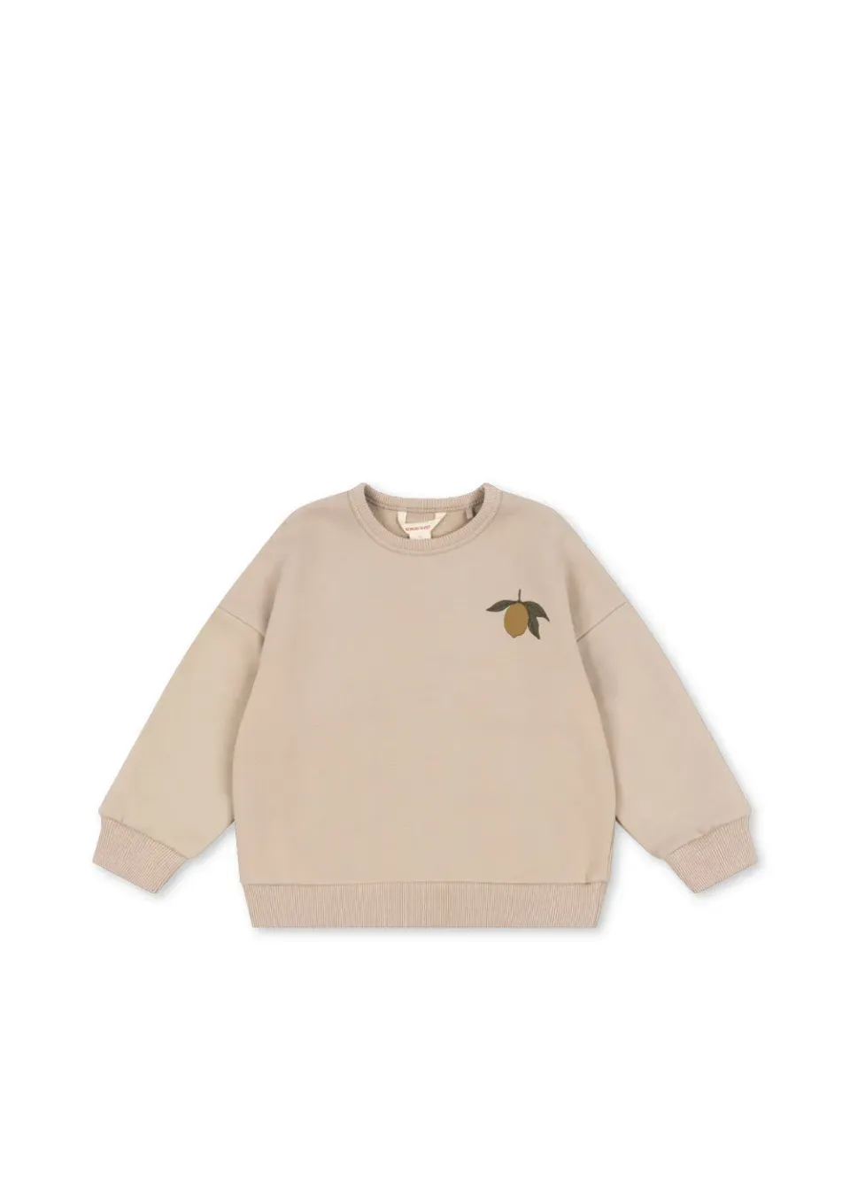 Konges Sløjd Lou sweater oxford tan lemon biokatoen