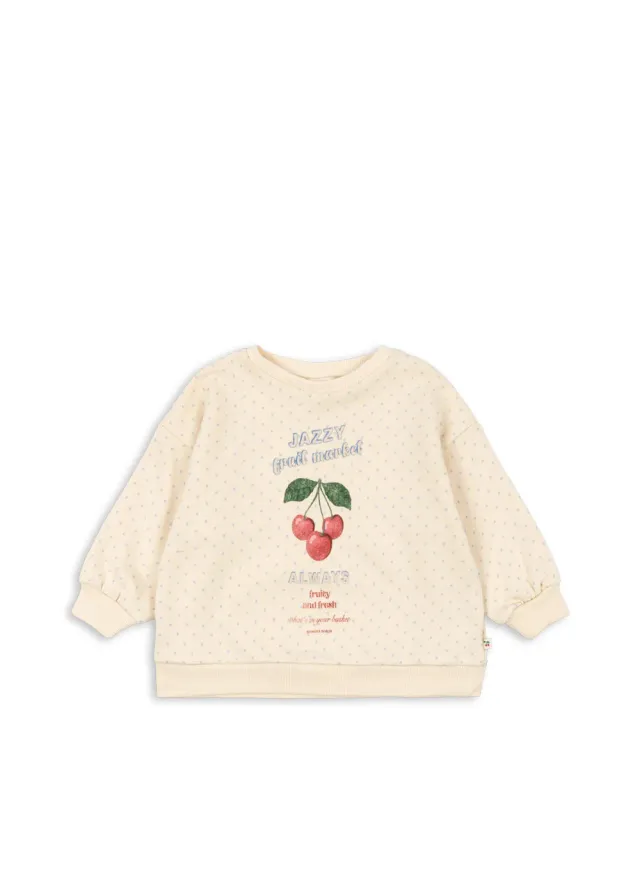 Konges Sløjd Loupy Lou sweater jazzy dot katoen