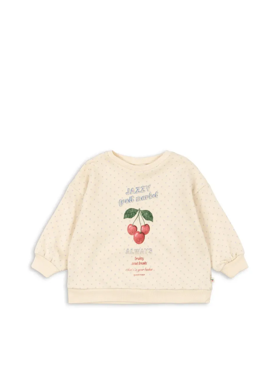 Konges Sløjd Loupy Lou sweater jazzy dot katoen