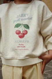 Konges Sløjd Loupy Lou sweater jazzy dot katoen