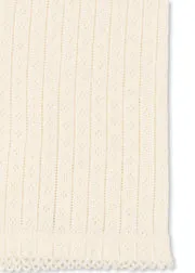 Konges Sløjd Minnie korte legging antique white biokatoen