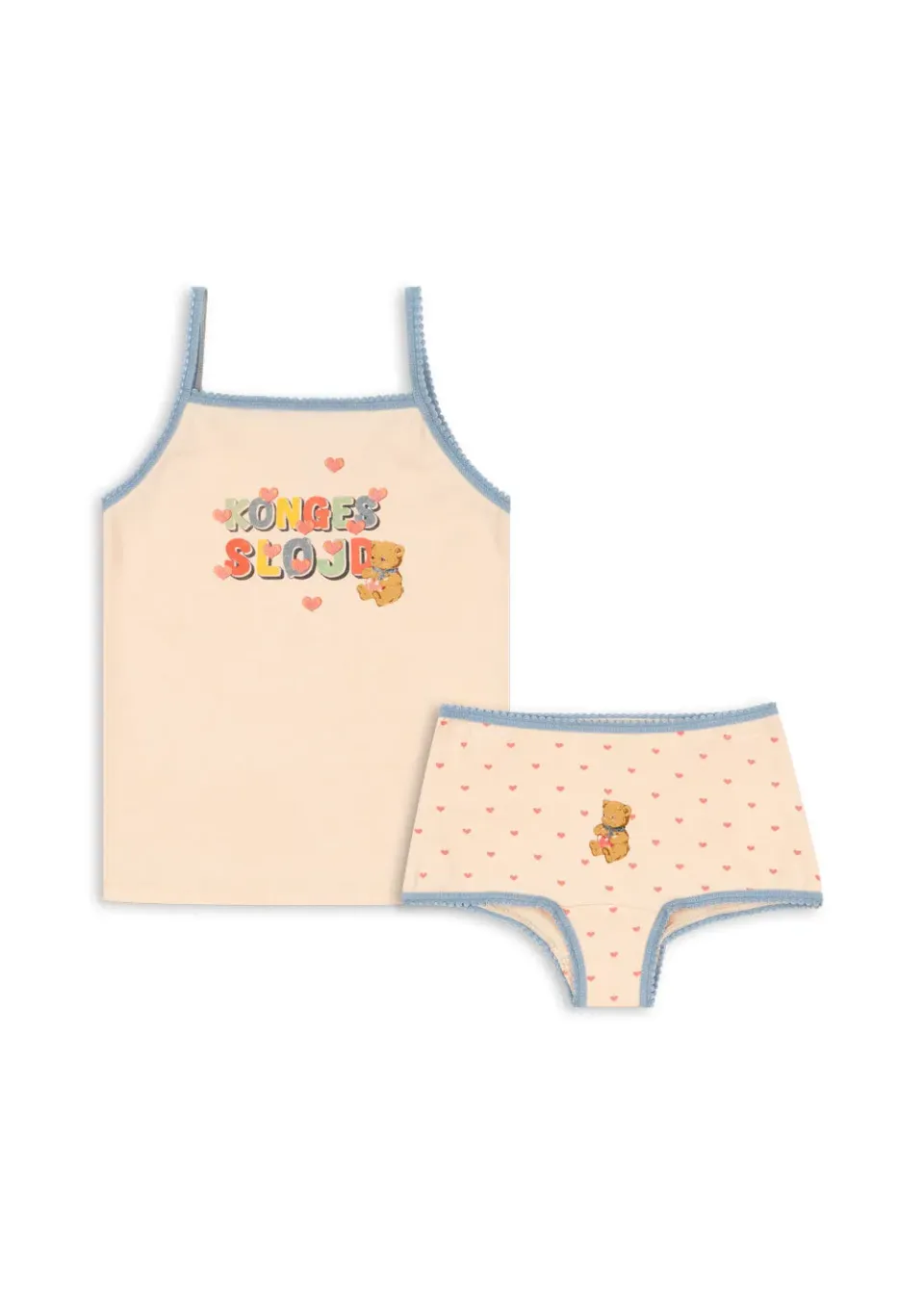 Konges Sløjd Basic Ondergoedset Teddy Coeur biokatoen