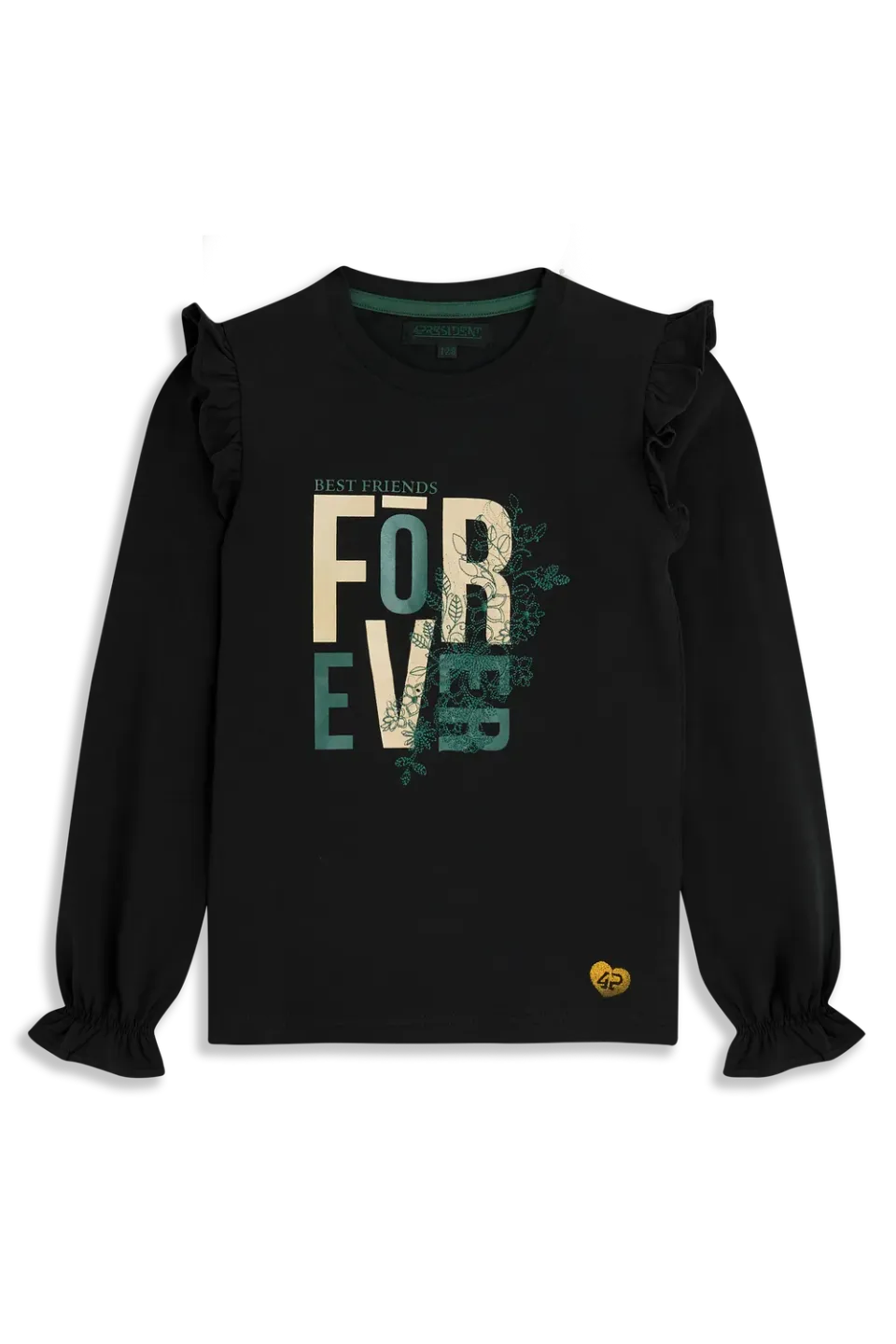 4President Anoek Black longsleeve katoen