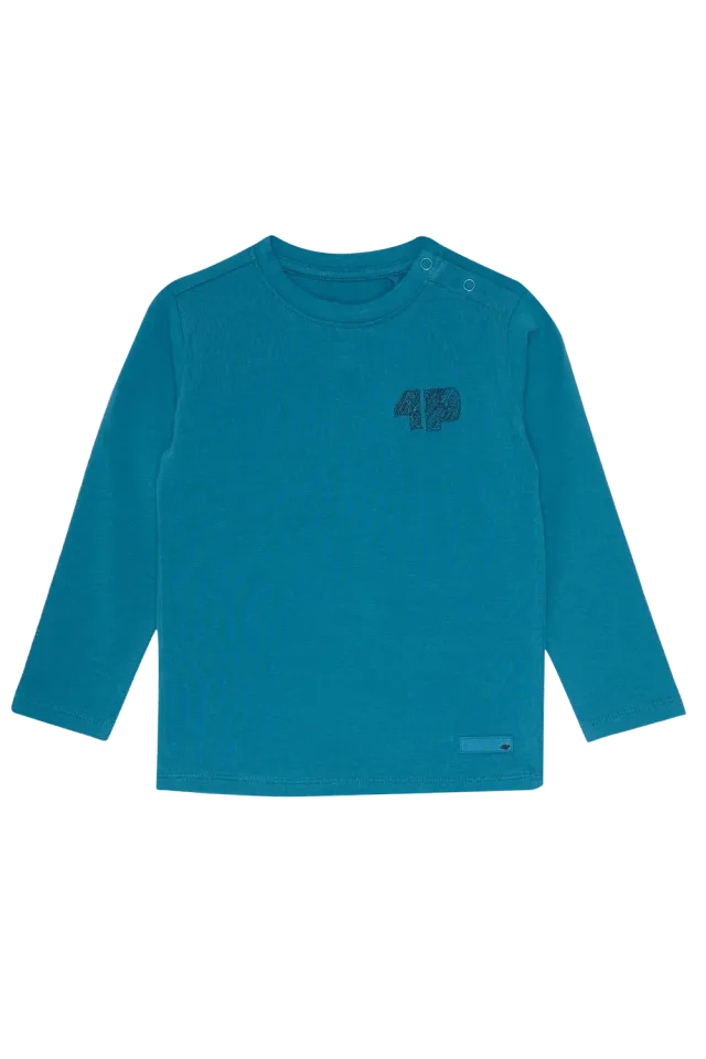 4President Boris Blue longsleeve blauw bergprint