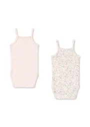 Konges Sløjd Fio strap body OCS roze 2-pack biokatoen