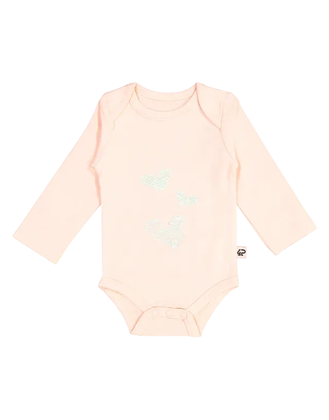 4President Skye romper blush baby katoen