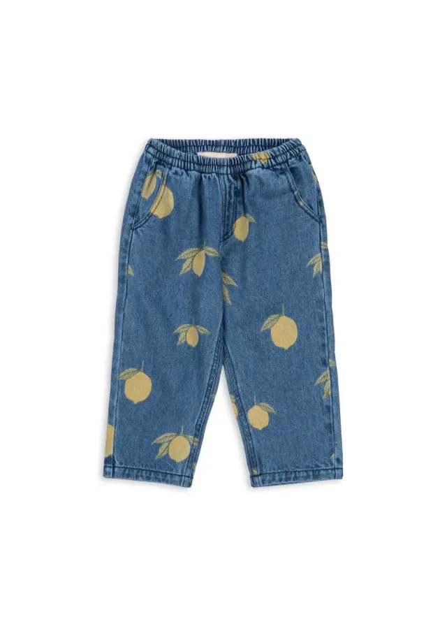 Konges Sløjd Magot broek lemon denim bio