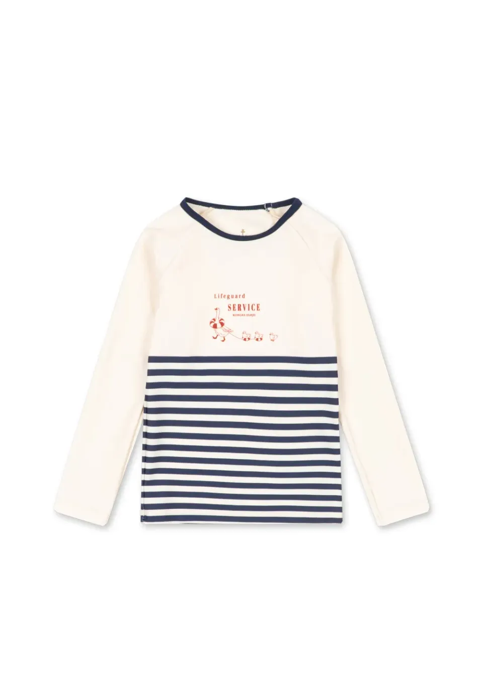 Konges Sløjd Aster Zwemblouse Marin Stripe UPF 50+ UV