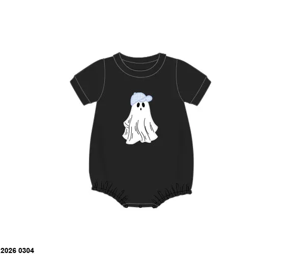 Busy Bee Smocks Gingham Ghost boxpakje gebreid 6M-2T