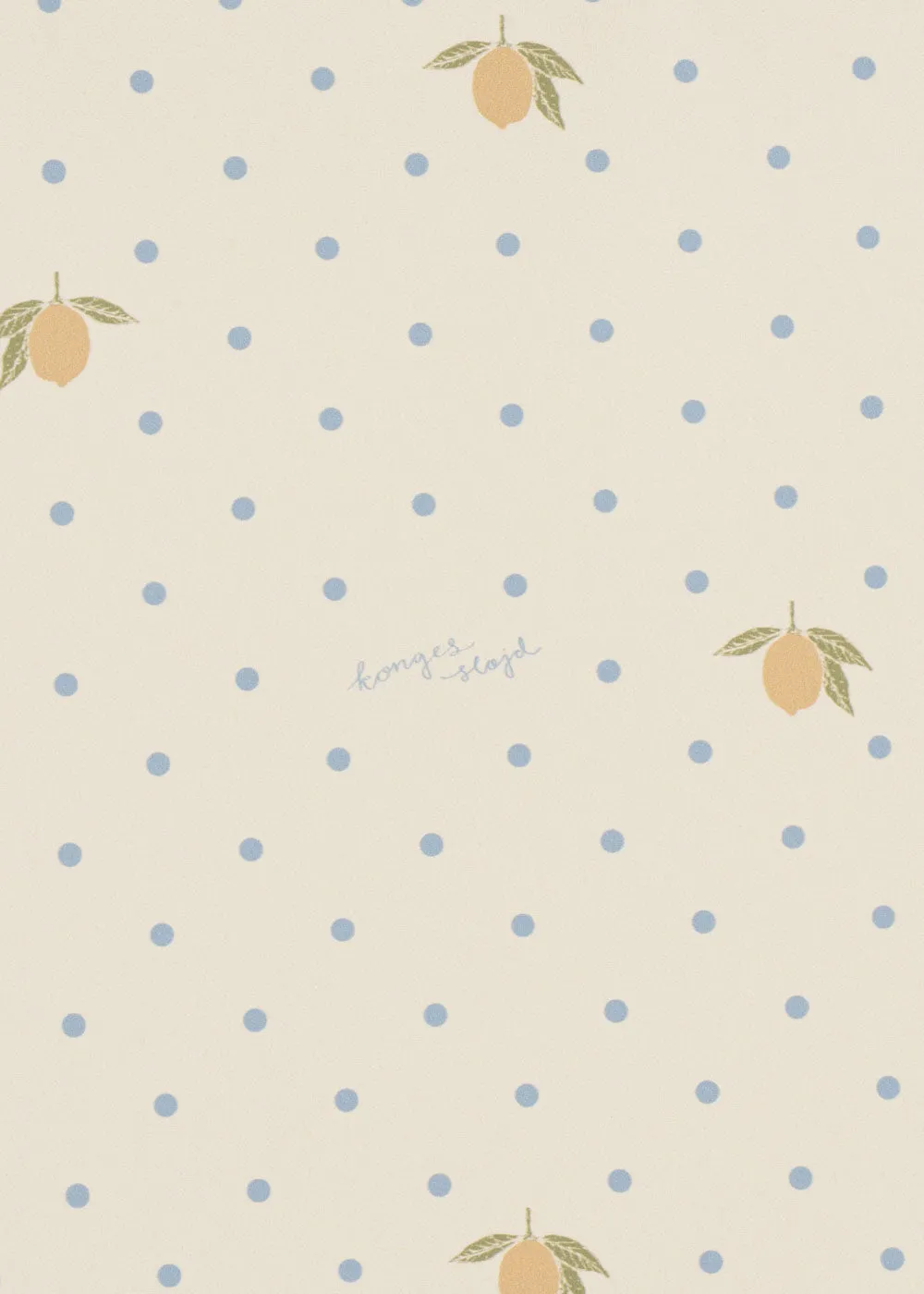 Konges Sløjd Vloermat Lemon Dot 75x100 cm Waterdicht