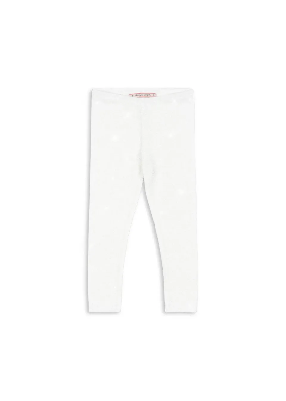 Konges Sløjd Lola legging white glitter feest