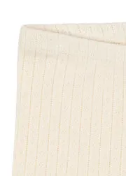 Konges Sløjd Minnie korte legging antique white biokatoen