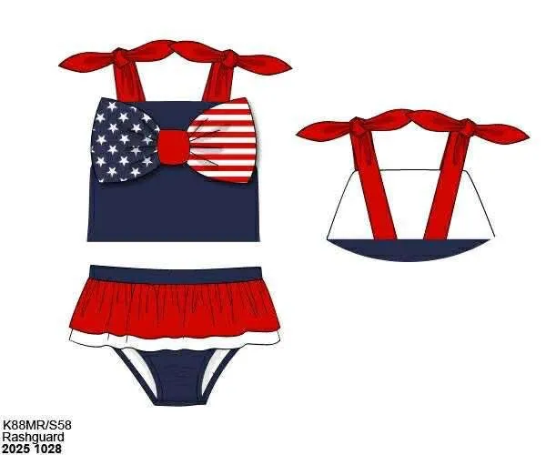 Busy Bee Smocks Stars Stripes zwemset 2T 2-delig sterren