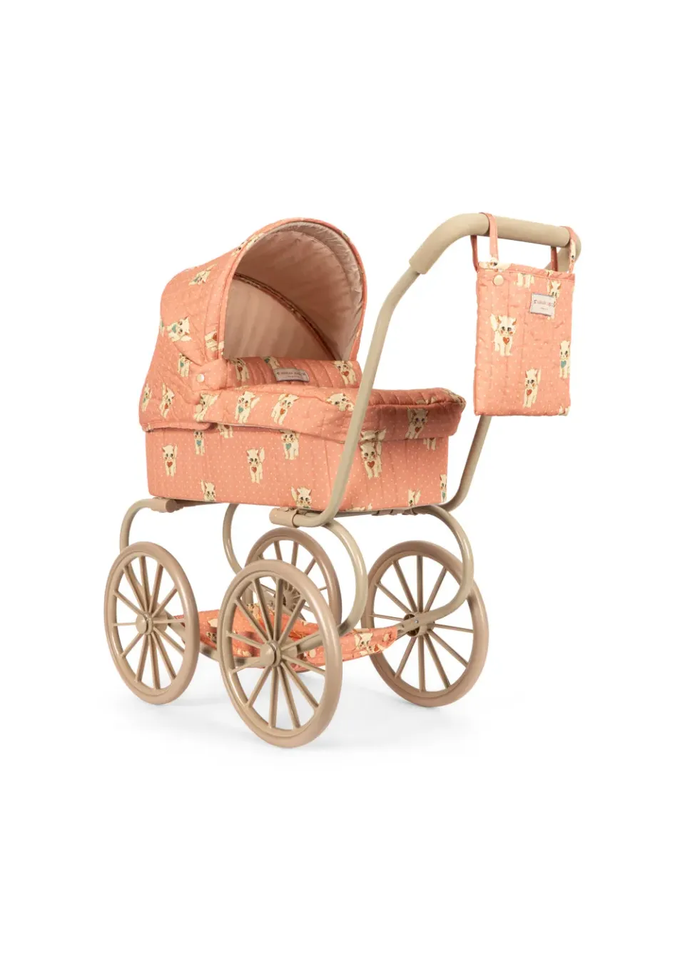 Konges Sløjd Minnie poppenwagen ciao miao rose vintage