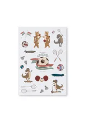 Konges Sløjd Stickerboek stickers tijger 12 pagina's