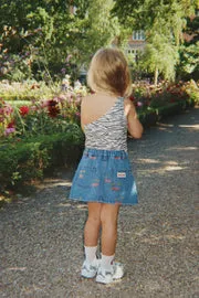 Konges Sløjd Magot rok Ma Grande Cerise denim