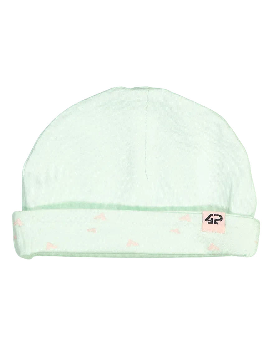 4PRESIDENT Riley Mint babymutsje katoen newborn