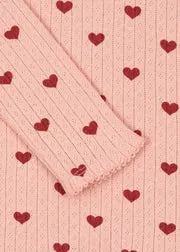Konges Sløjd Minnie longsleeve amour rouge biokatoen