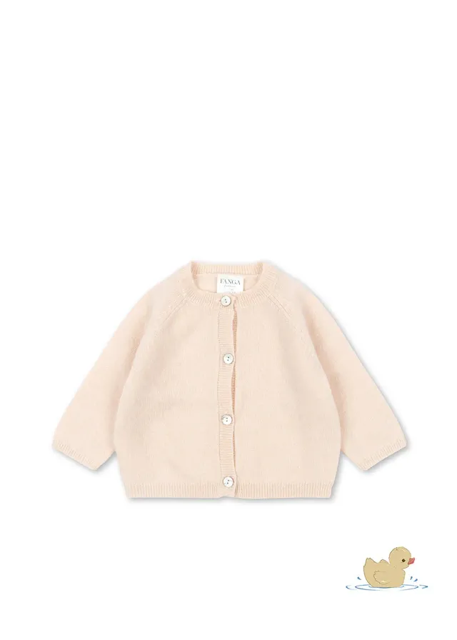 Konges Sløjd Savora Due Cardigan wollen vest creole pink