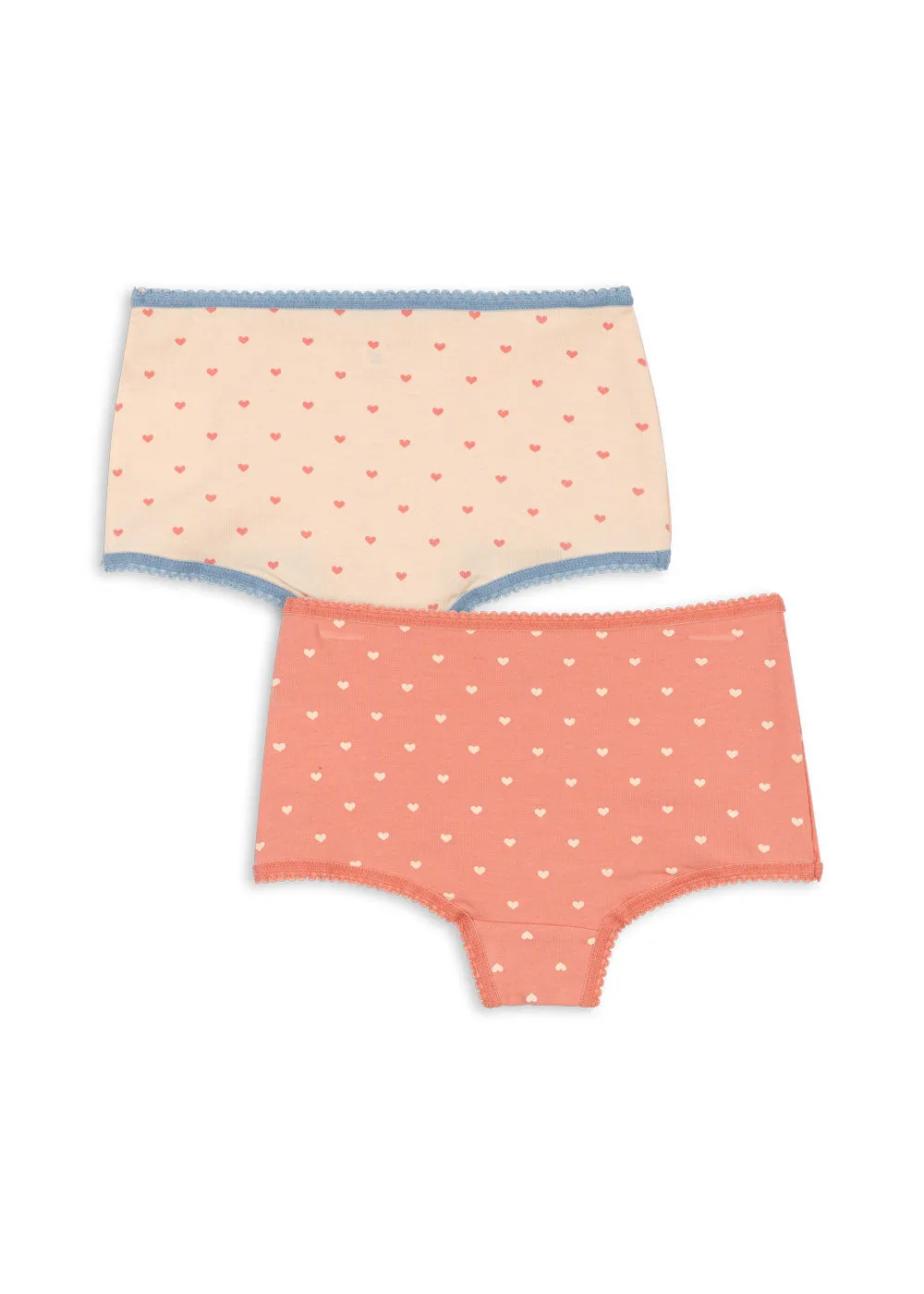 Konges Sløjd Basic Hipster 2-Pack Coeur Meisjes Katoen