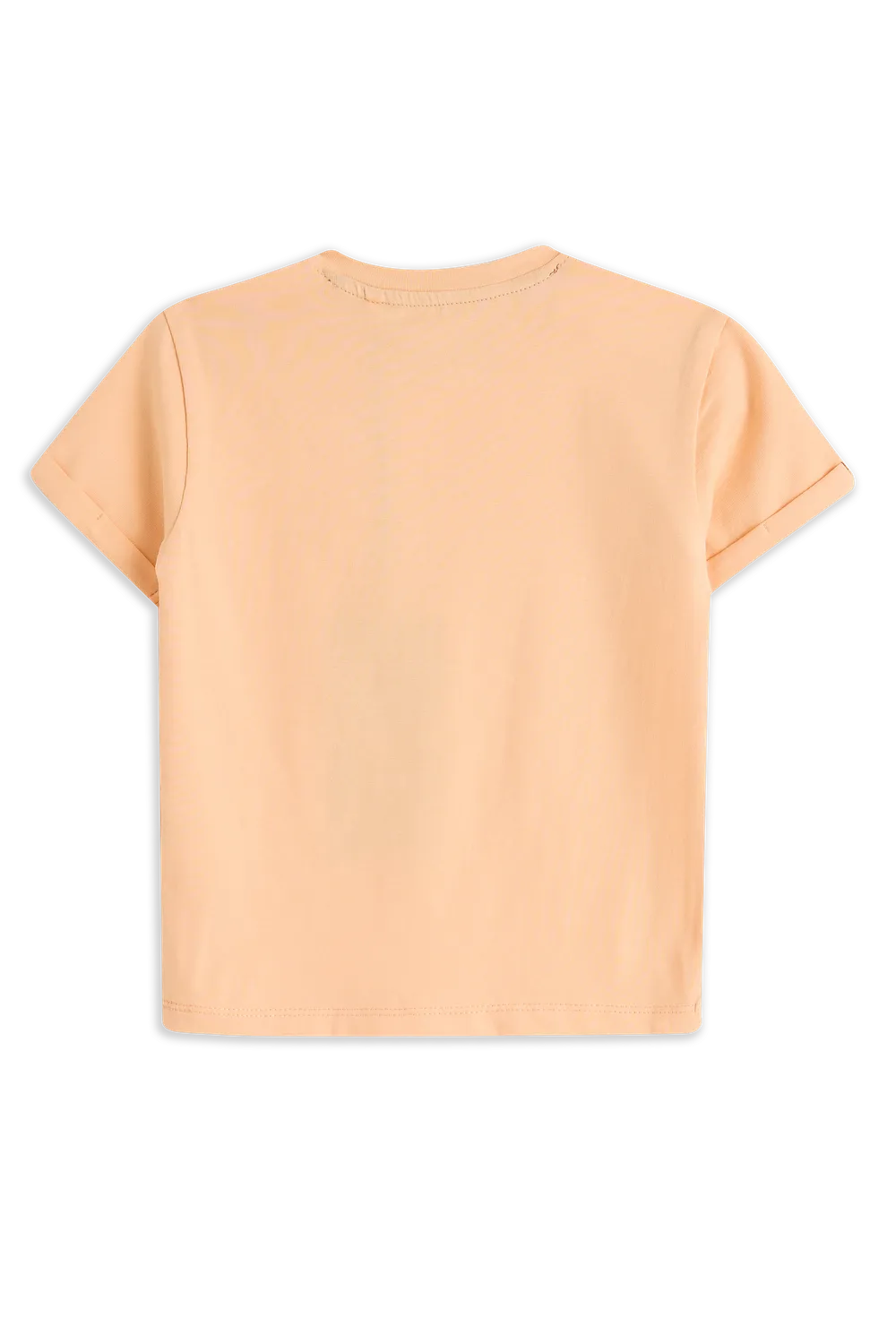 4PRESIDENT Colin T-shirt perzik 4P-print katoen