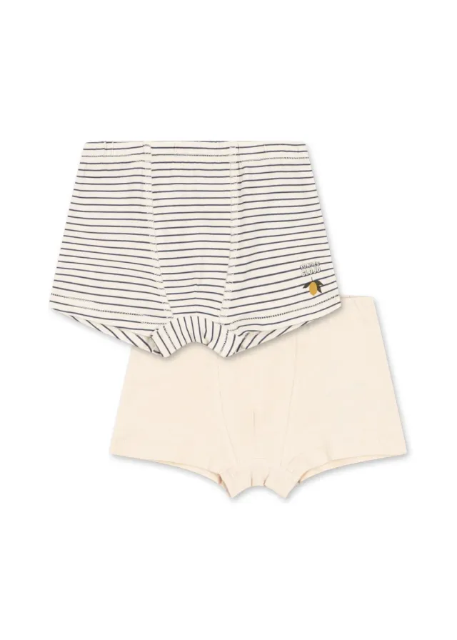 Konges Sløjd Basic boxers blue stripe 2-pack