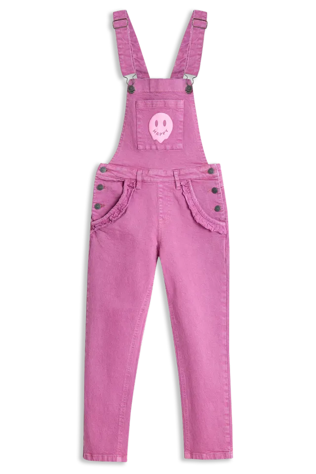 4President Kini Pink tuinbroek roze smiley
