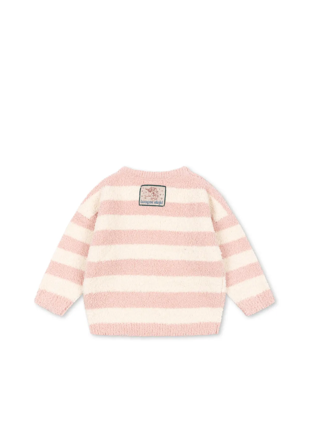 Konges Sløjd Softy trui rosy stripe gestreept