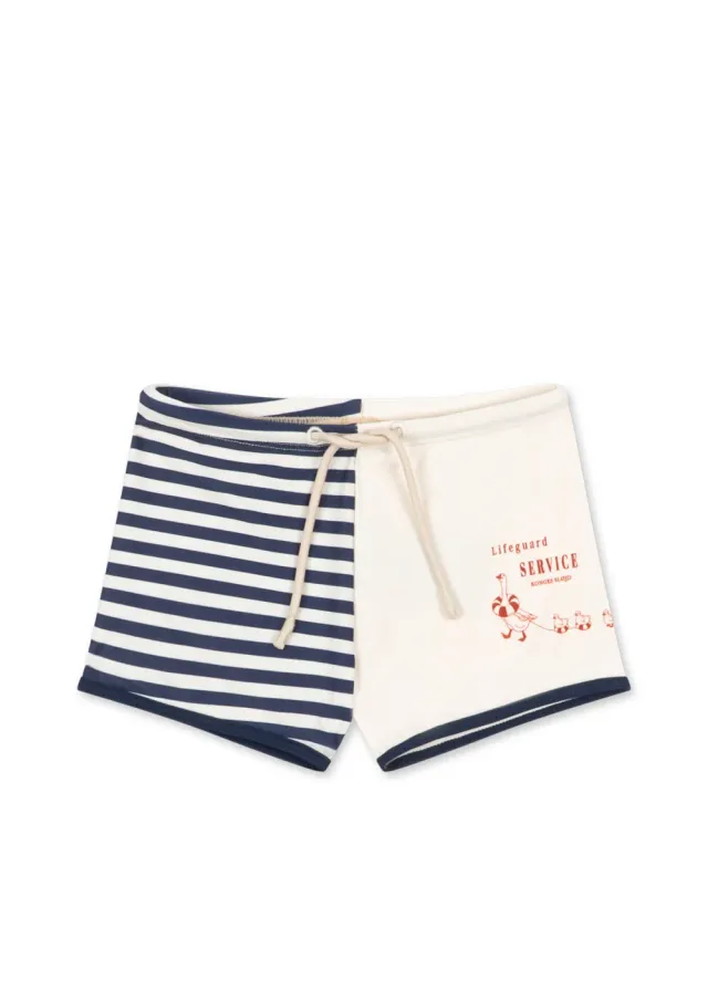 Konges Sløjd Aster zwembroek marin stripe sneldrogend