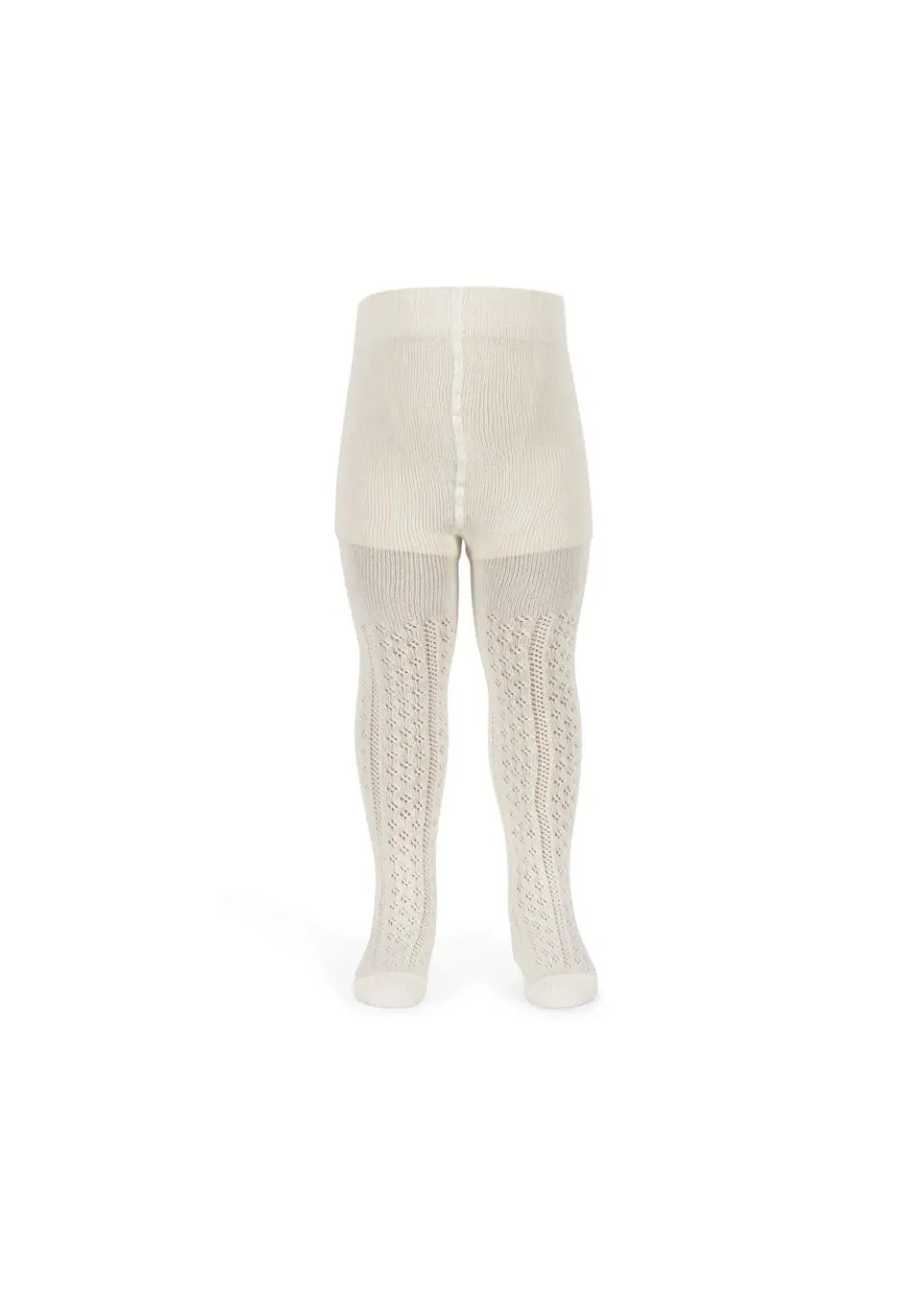 Konges Sløjd wollen panty off white ajour