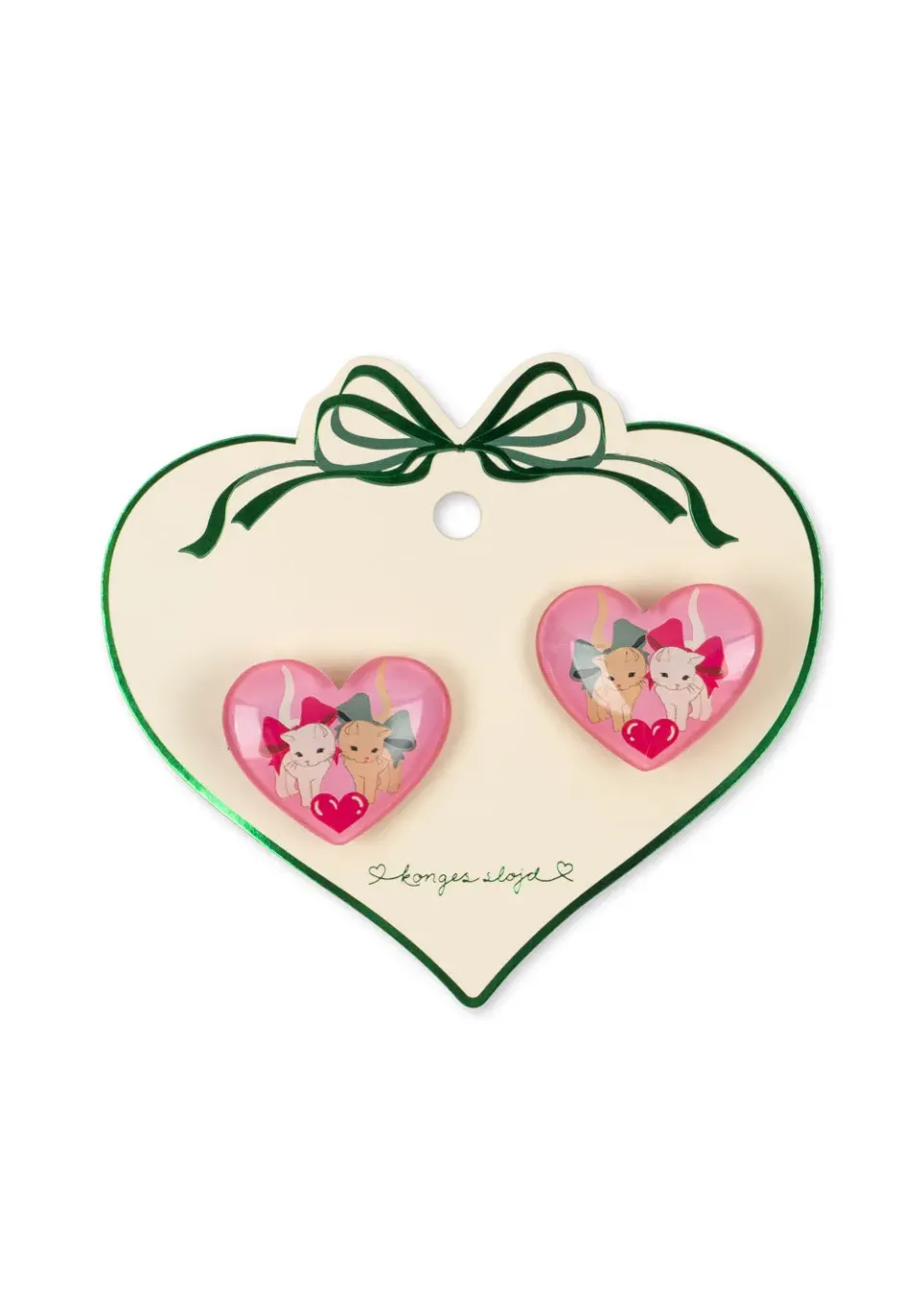Konges Sløjd Vilma haarclips bow kitty 2-pack