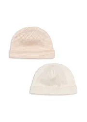 Konges Sløjd Fio Beanie Blush Mix 2-Pack Biokatoen