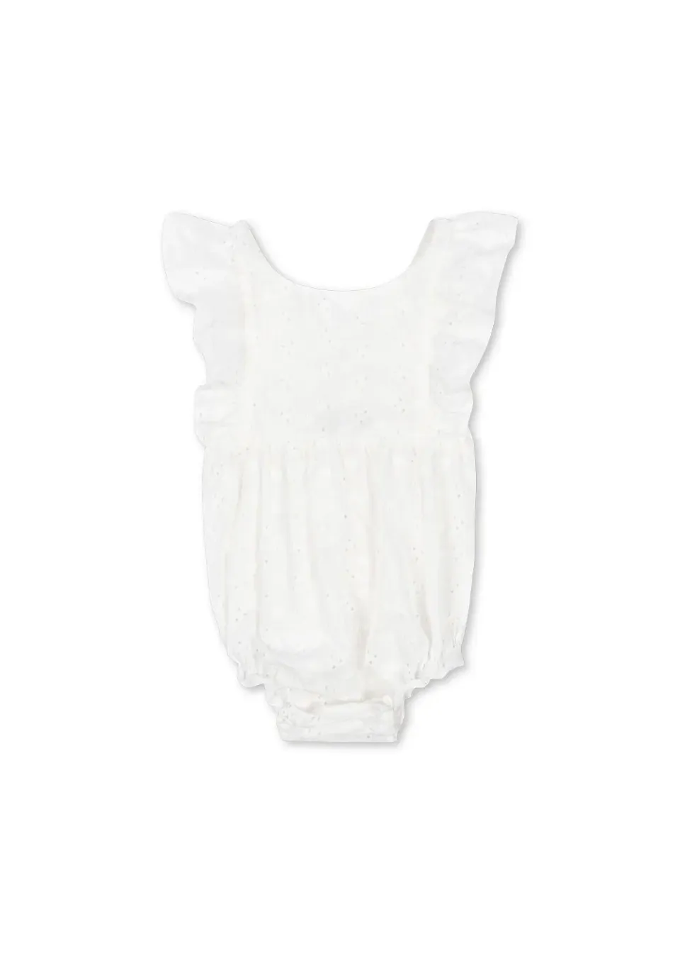 Konges Sløjd Lacey Romper broderie optic white katoen