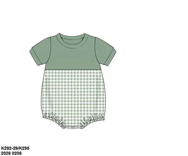 Busy Bee Smocks Feldspar Knit Bubble Romper Neutraal