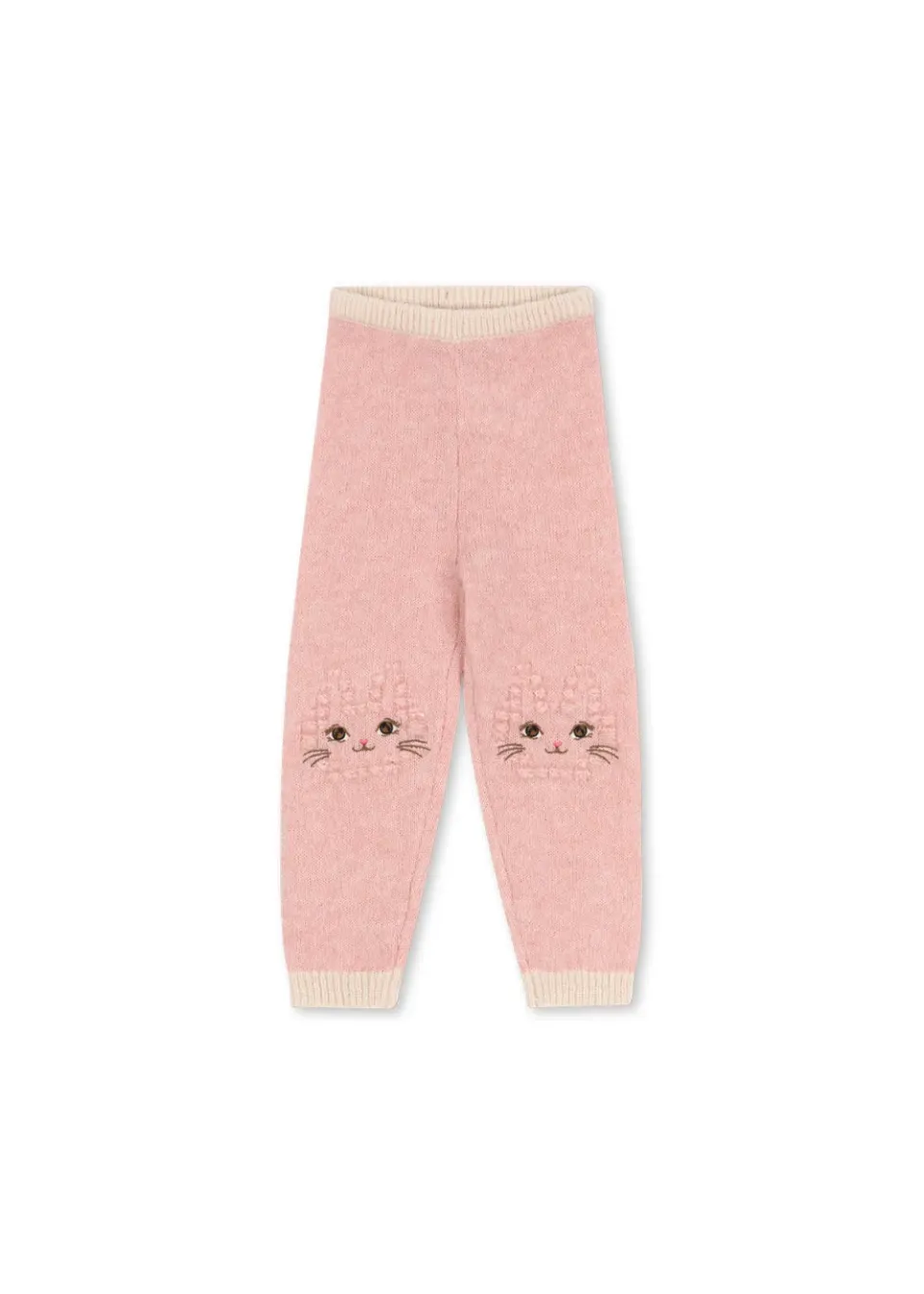 Konges Sløjd Kitty Broek Silver Pink Wol Gebreid