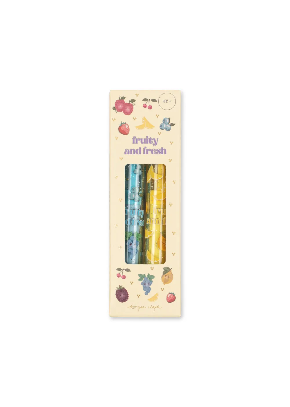 Konges Sløjd Erasers with Scent gummen 2 stuks fruitgeur