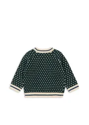 Konges Sløjd Billi sweater groen wolmix