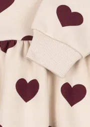 Konges Sløjd Lou sweatjurk coeur winetasting biokatoen