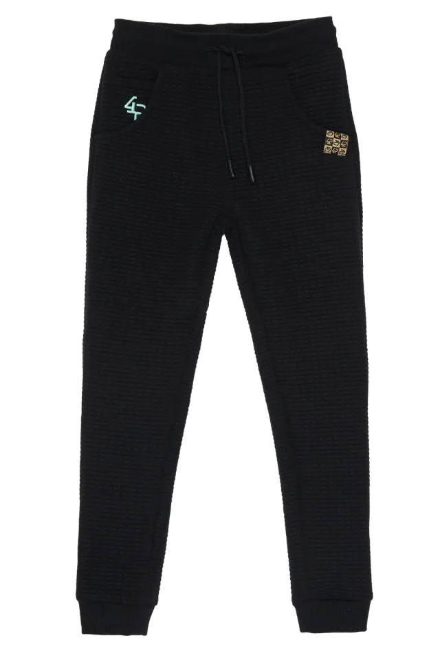 4President Ashwin Black jogger jongens ruit cargo