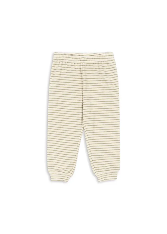 Konges Sløjd Itty joggingbroek tea stripe biokatoen