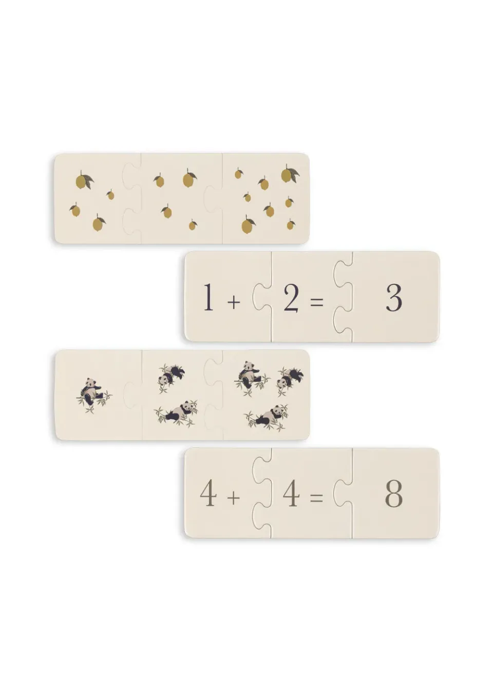 Konges Sløjd rekenpuzzel multi 27 stukjes hout