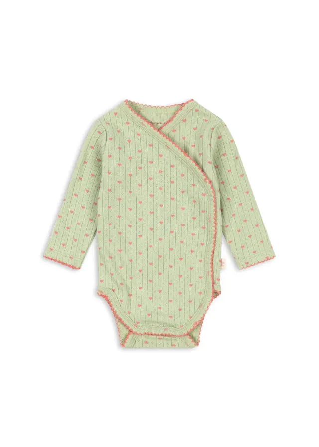 Konges Sløjd Minnie Newborn Overslagromper Coeur Lint Biokatoen