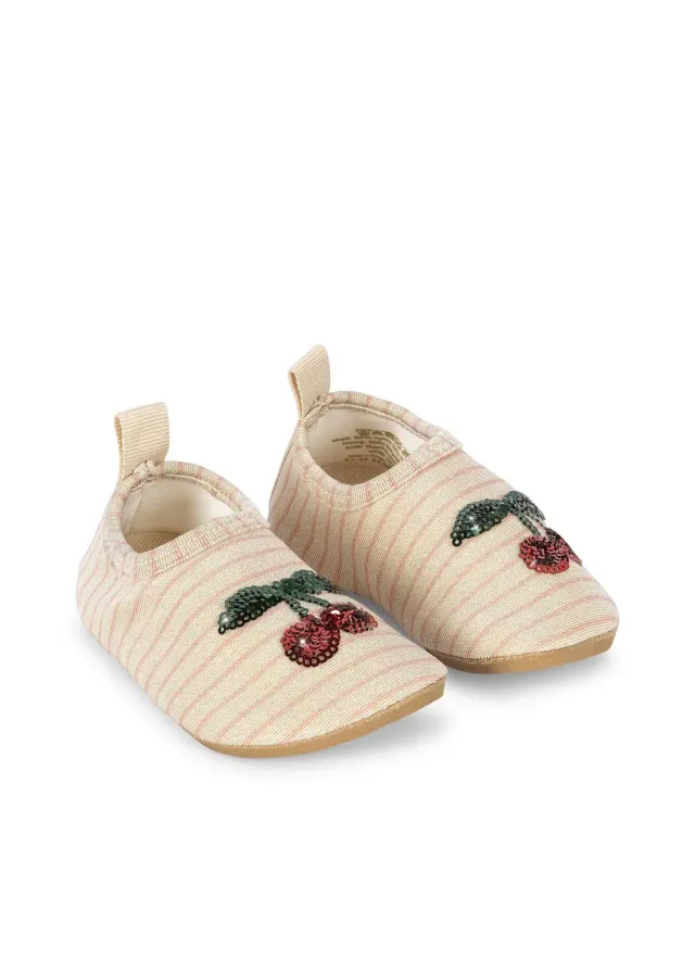 Konges Sløjd Jade zwemschoenen rose stripe UPF50+