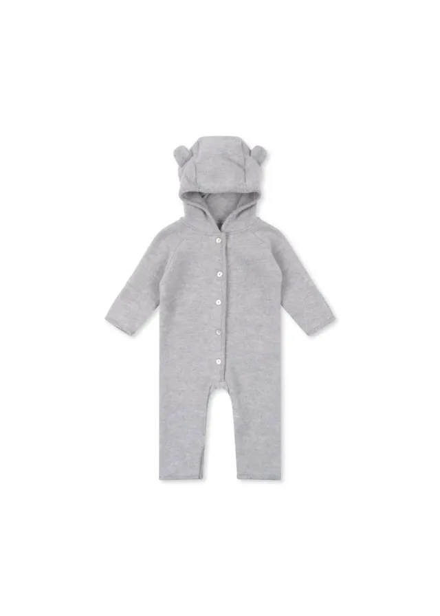 Konges Sløjd Saga babypak grey melange wol fleece